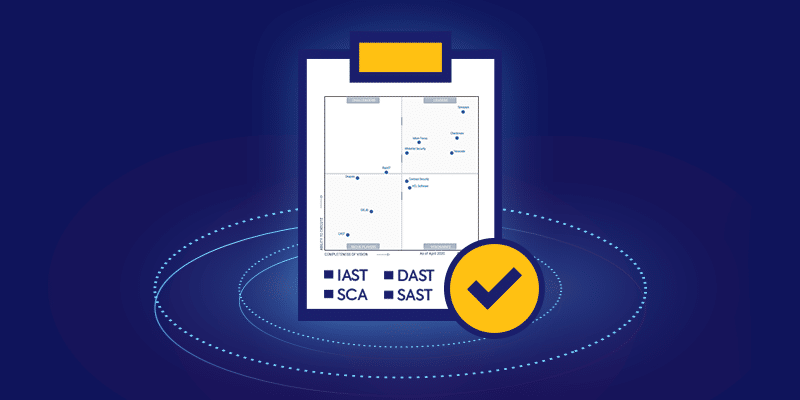 Gartner 2020 Magic Quadrant for Application Security Testing Key