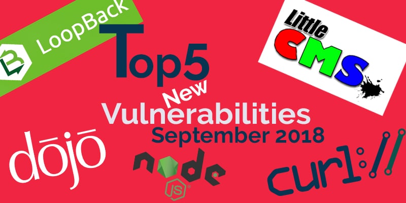 Top 5 New Open Source Security Vulnerabilities in September 2018