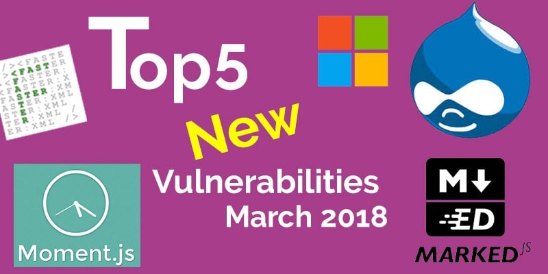 Top 5 New Open Source Vulnerabilities in March 2018