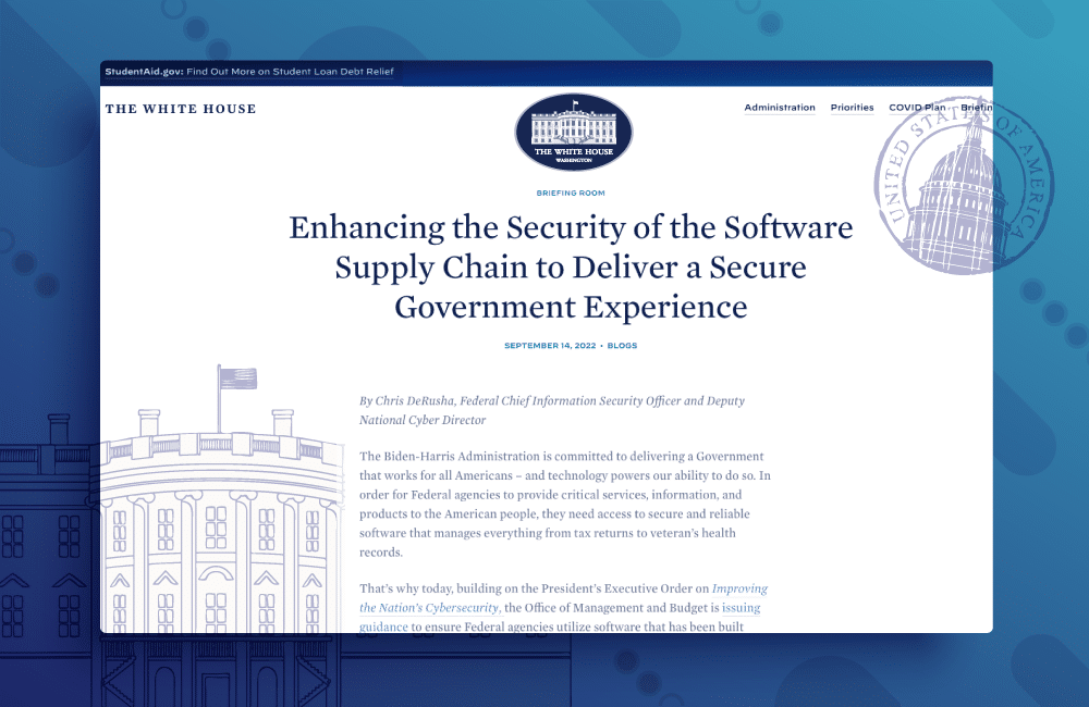 What are the implications of the new White House guidelines on cyber security?