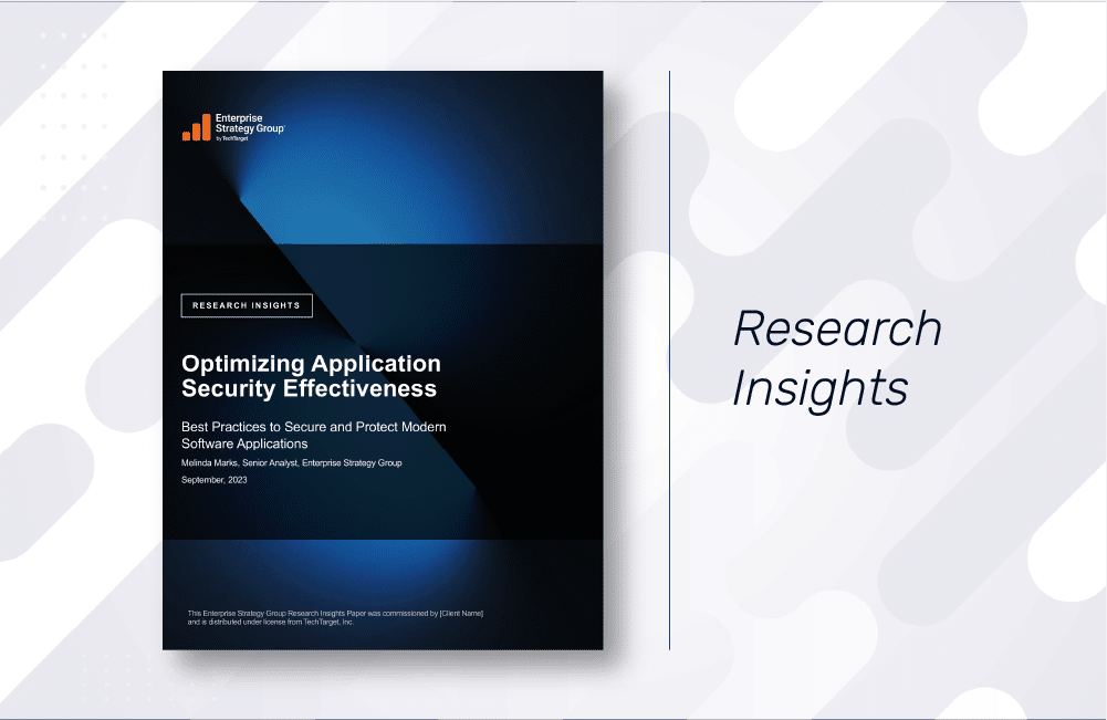 ESG Report: Optimizing Application Security Effectiveness - 1000x650 blog event