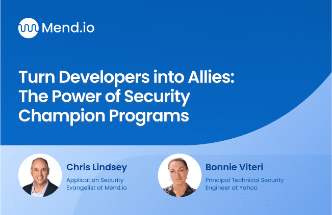 Webinars - security champion program webinar
