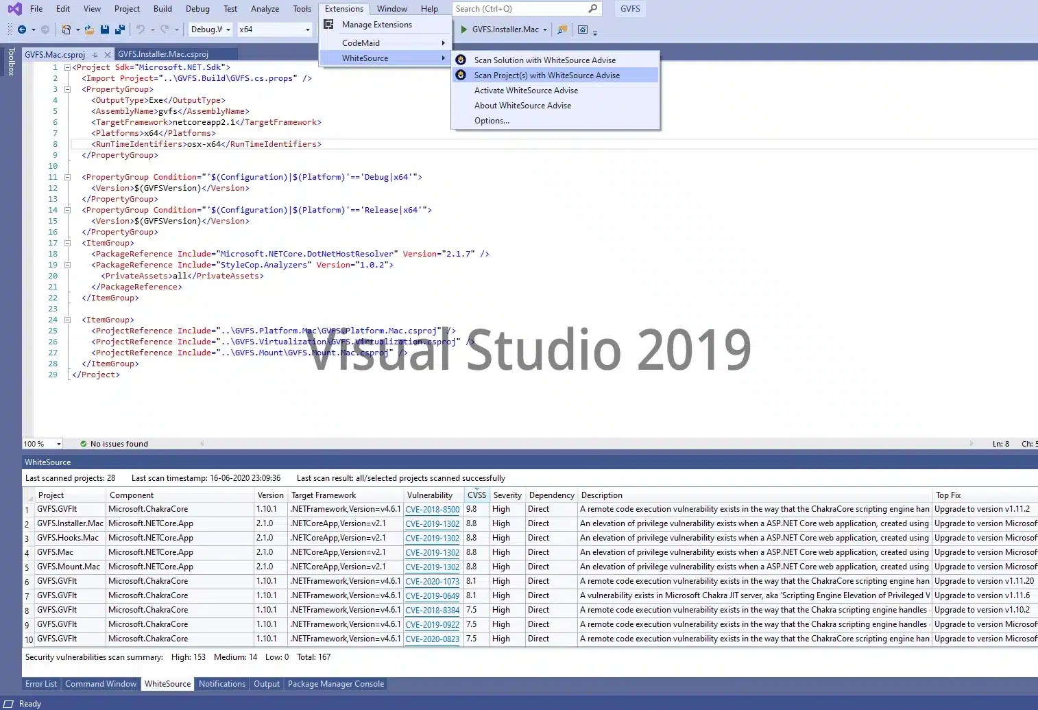 IDE Integration - Visual Studop 2019 1.png