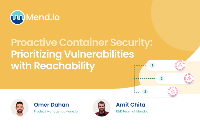 Webinars - prioritizing vulnerabilities with reachability