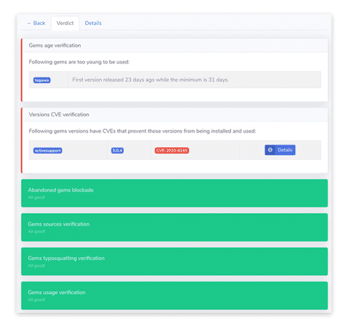Mend Supply Chain Defender - supply chain defender img