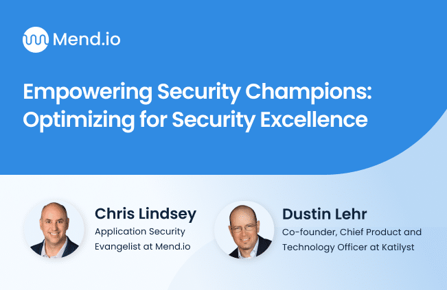 Webinars - empowering security champions webinar