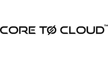 Partners - core to cloud logo white