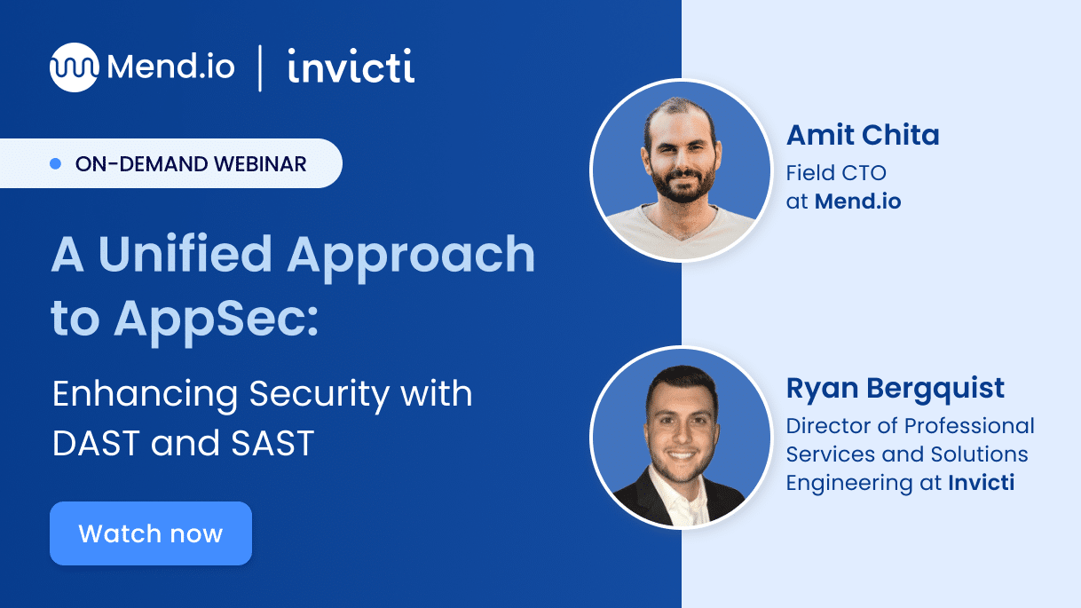 Webinar: A Unified Approach to AppSec with DAST and SAST - Webinar Unified approach to appsec