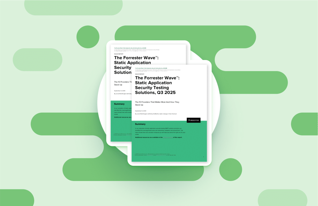 Mend.io Launches Mend Renovate Enterprise Edition - Blog cover SAST Forrester Wave Mend io 4