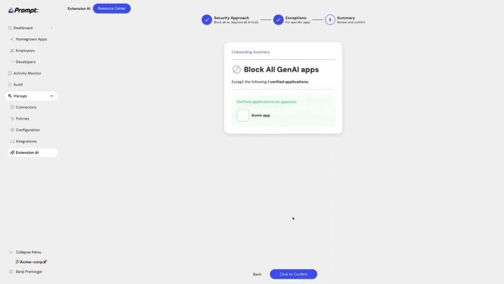 Why AI Security Tools Are Different and 9 Tools to Know in 2025 - prompt security ui