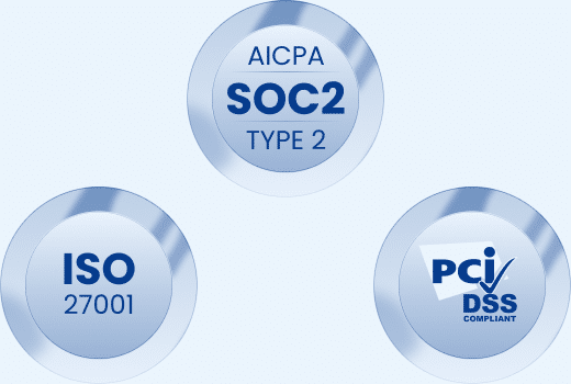 Compliance - ISO 27001 SOC2 PCI Compliance Badge