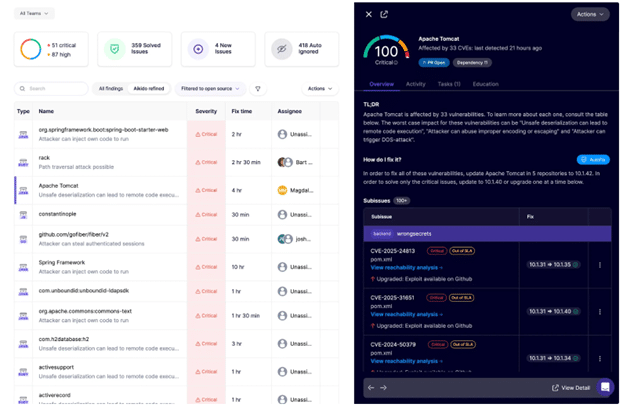 Top 10 Black Duck Alternatives in 2026 - aikido ui