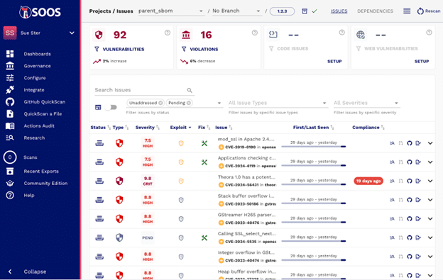 Top 10 Black Duck Alternatives in 2026 - soos ui