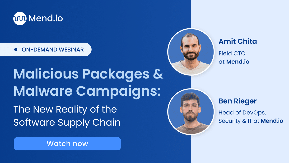 Webinar: Malicious Packages & Malware Campaigns: The New Reality of the Software Supply Chain -