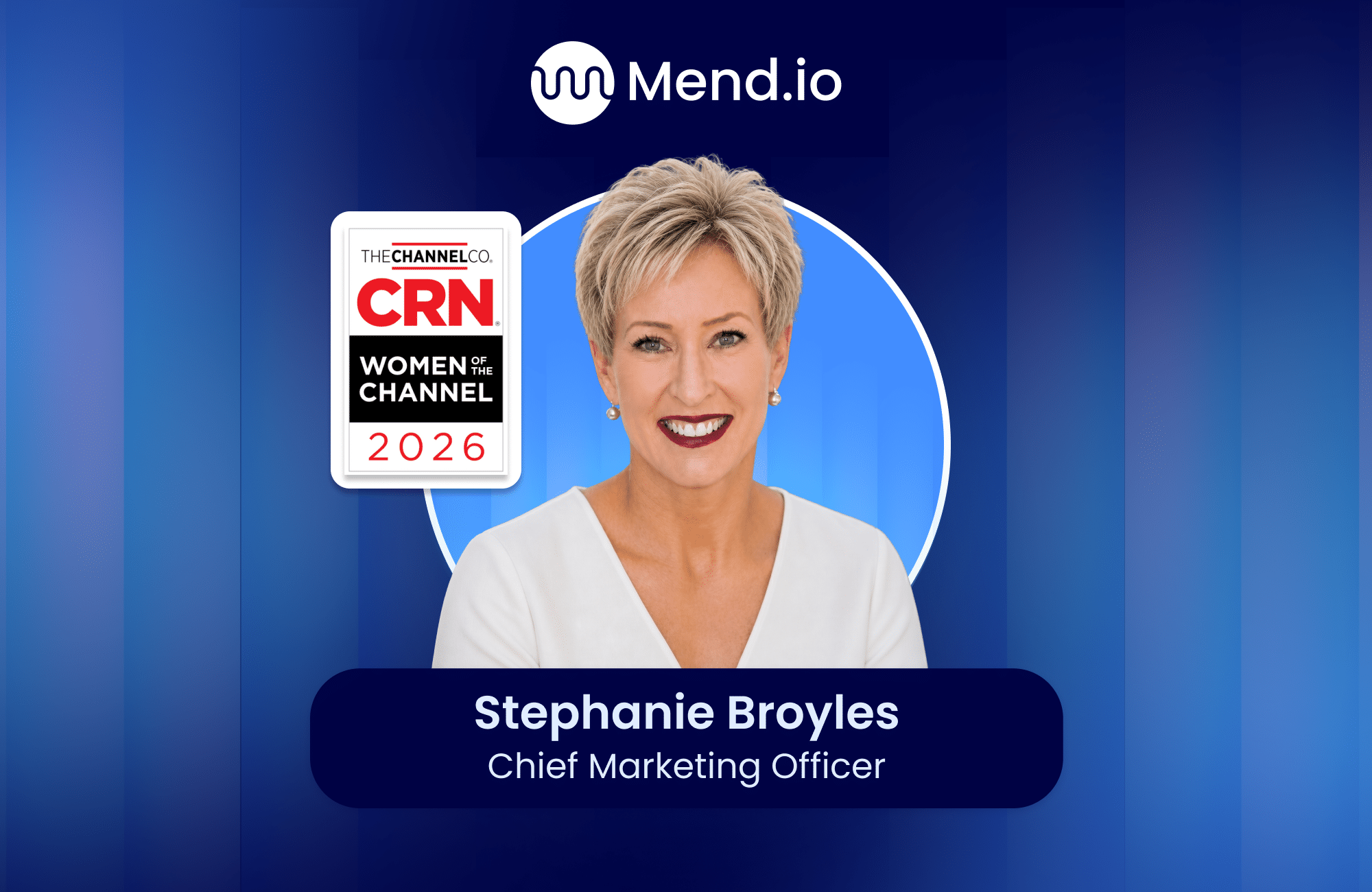 Mend.io's Stephanie Broyles Named to CRN's 2026 Women of the Channel List - CRN Women Channel 1000x650 1
