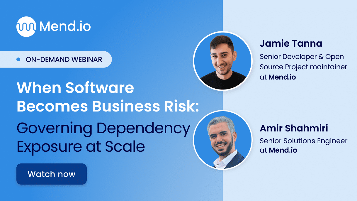 Webinar: When Software Becomes Business Risk -