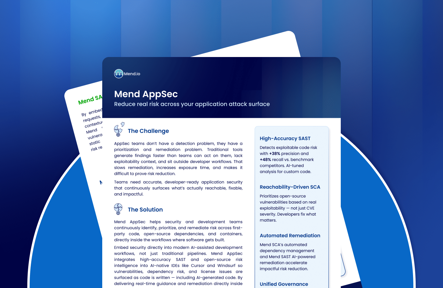 Platform - Mend AppSec version - Solution Brief Banner Mend AppSec