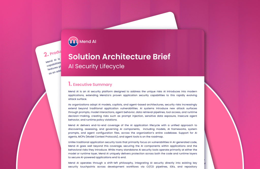 Resources - Mend AI Solution Architecture Brief 2026 754x490 1