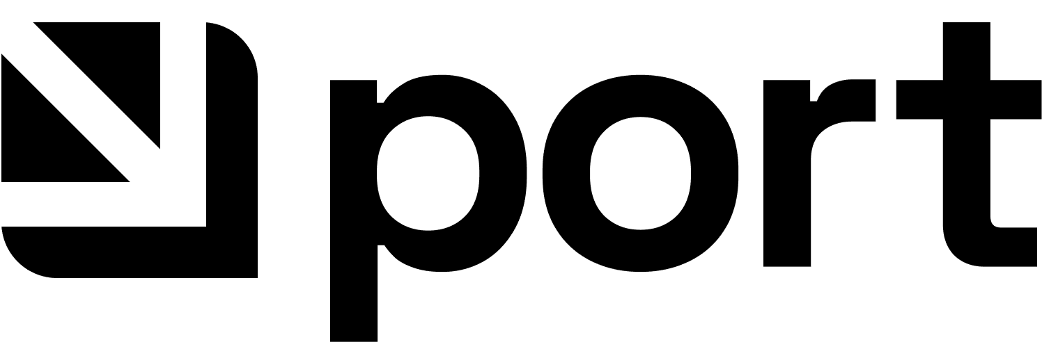 Port logo black